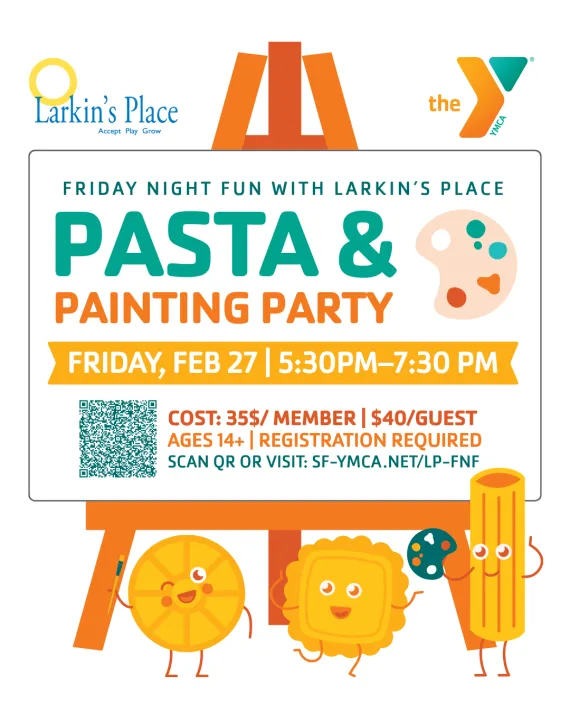 Friday Night Fun: Pasta and Painting